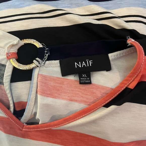 Naif Women’s Striped Blouse - Picture 4 of 4